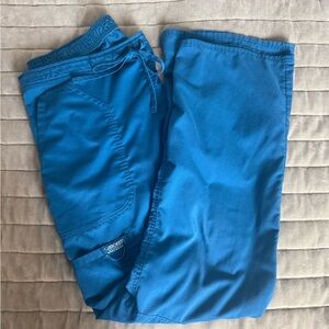 Cherokee Women’s Scrub Pant, Caribbean Blue, size medium